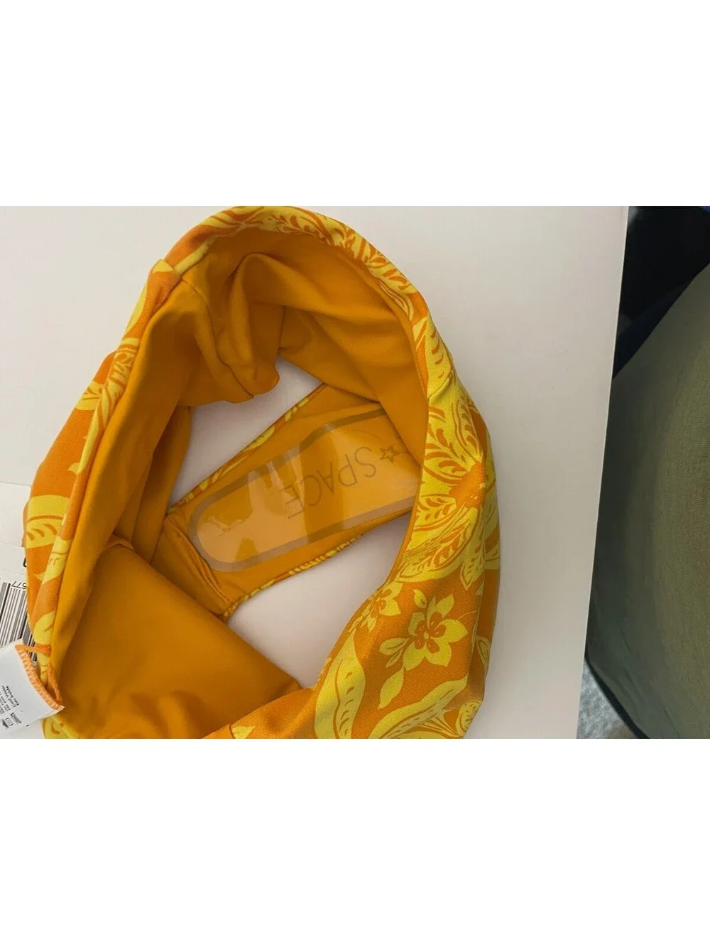 NWT L*SPACE High Tide High Waisted Classic Bikini Bottom Yellow Floral XS